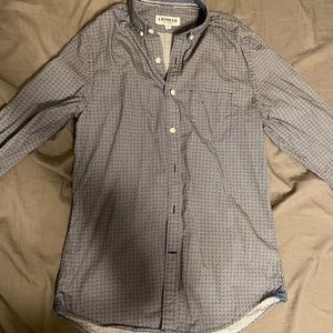 Express soft wash button down shirt